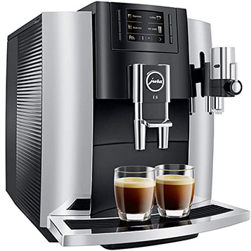 JURA E8 Chrome Automatic Coffee Machine coffee machines review