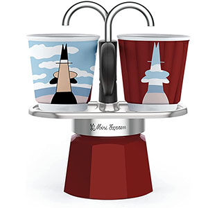 Amazing Design Geyser Coffee Makers Bialetti - Mini Express Magritte 