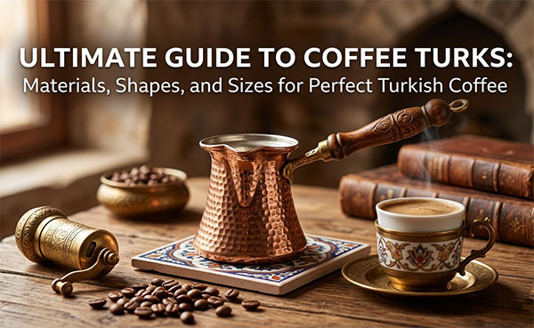 Ultimate Guide to Coffee Turks: Materials, Shapes, and Sizes for Perfect Turkish Coffee