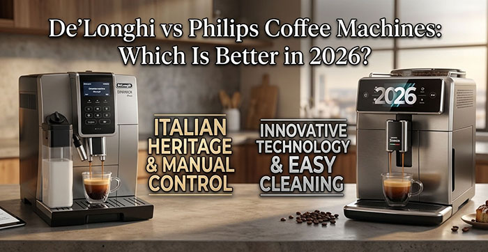 De’Longhi vs Philips Coffee Machines: Which Is Better