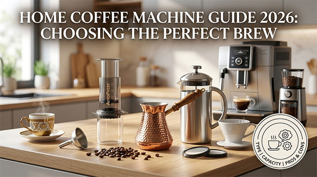 How to Choose a Coffee Machine for Home (2026 Guide)