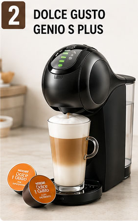 2026 Capsule Coffee Machine Ranking: Dolce Gusto Genio S Plus