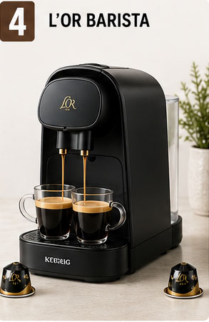 Capsule Coffee Machine Ranking 2026 - L’OR Barista