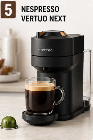 2026 Capsule Coffee Machine Ranking: Nespresso Vertuo Next