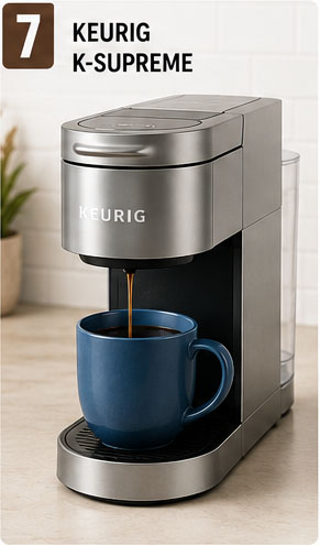 2026 Capsule Coffee Machine Ranking: 7. Keurig K-Supreme