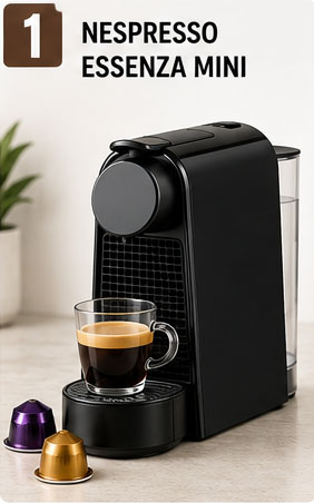 2026 Capsule Coffee Machine Ranking: Nespresso Essenza Mini