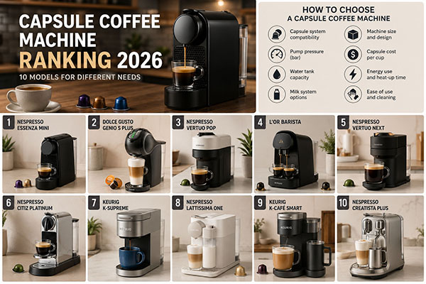 Capsule Coffee Machine Ranking 2026