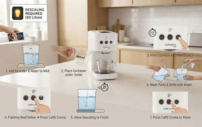 How to Descale the Cafissimo Pure Plus