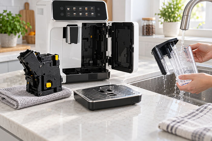 Cleaning and Maintenance Philips Series 5500 LatteGo EP5543/90  